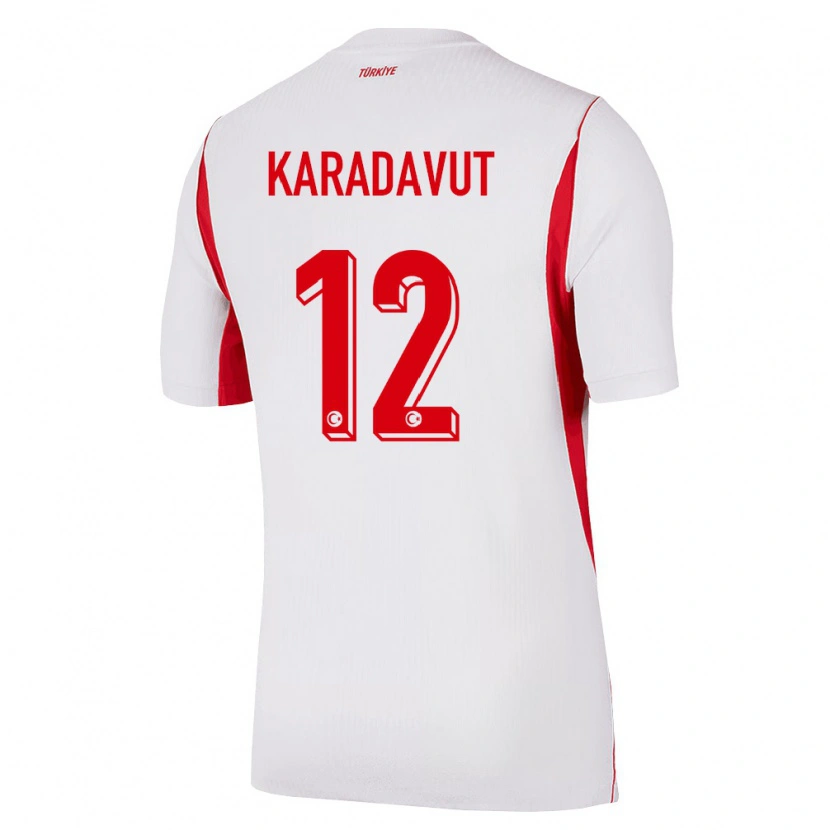 DanxenメンズトルコAyaz Karadavut#12白 赤 バーガンディアウェイシャツ26-28ジャージーユニフォーム