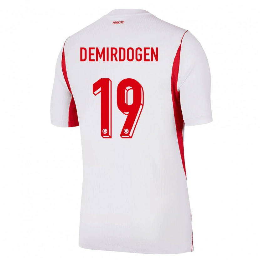 DanxenメンズトルコNeslihan Demirdögen#19白 赤 バーガンディアウェイシャツ26-28ジャージーユニフォーム