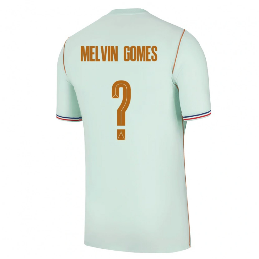 DanxenメンズフランスMelvin Gomes#0緑 金アウェイシャツ26-28ジャージーユニフォーム