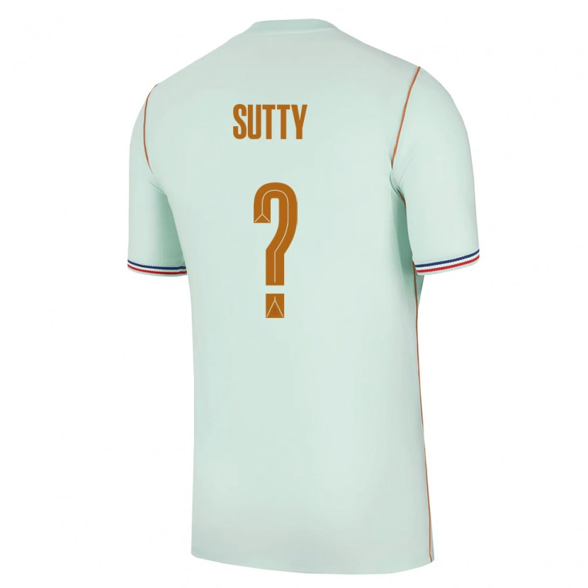 DanxenメンズフランスRushard Sutty#0緑 金アウェイシャツ26-28ジャージーユニフォーム