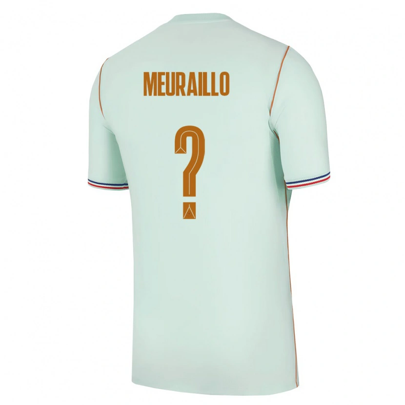 DanxenメンズフランスThâo Mouapa Mwa Meuraillo#0緑 金アウェイシャツ26-28ジャージーユニフォーム