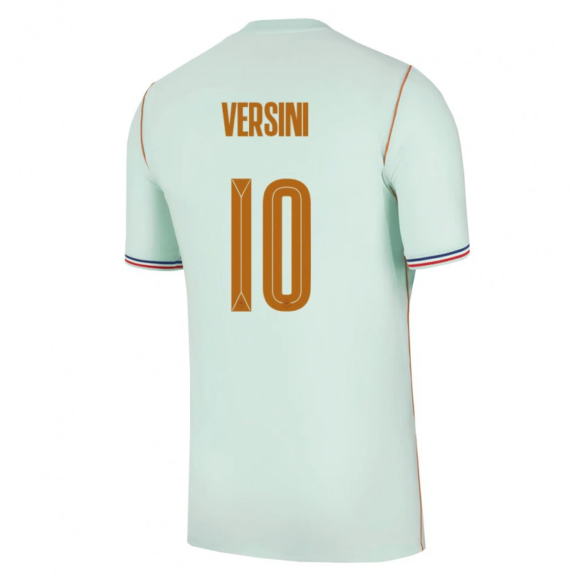 DanxenメンズフランスGiovani Versini#10緑 金アウェイシャツ26-28ジャージーユニフォーム