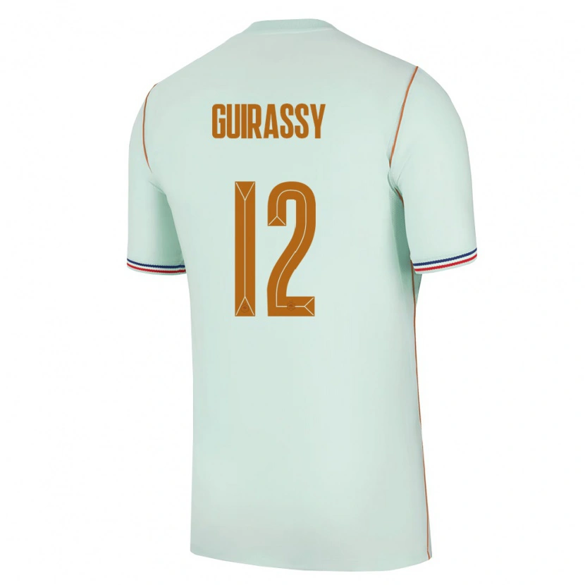 DanxenメンズフランスHerba Guirassy#12緑 金アウェイシャツ26-28ジャージーユニフォーム
