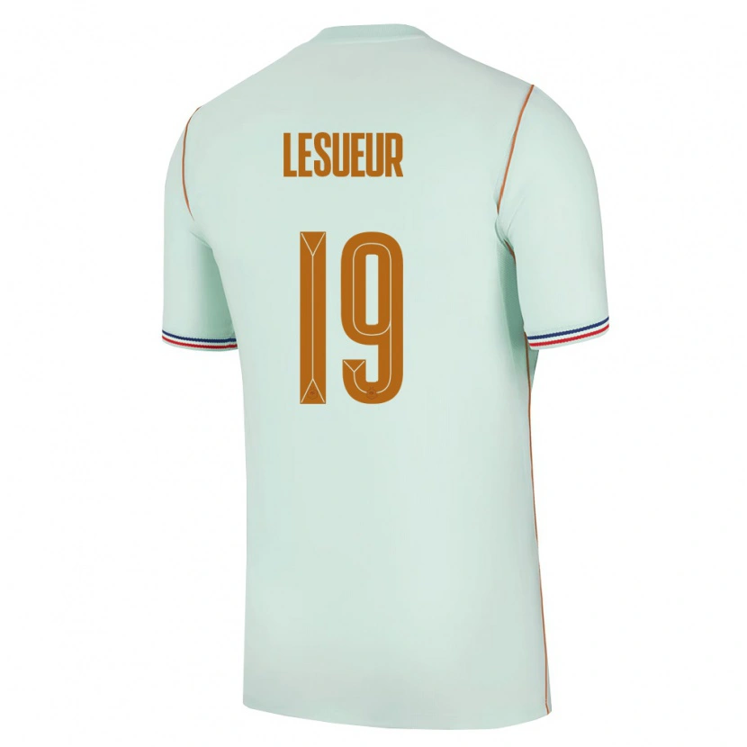 DanxenメンズフランスKaïs Lesueur#19緑 金アウェイシャツ26-28ジャージーユニフォーム