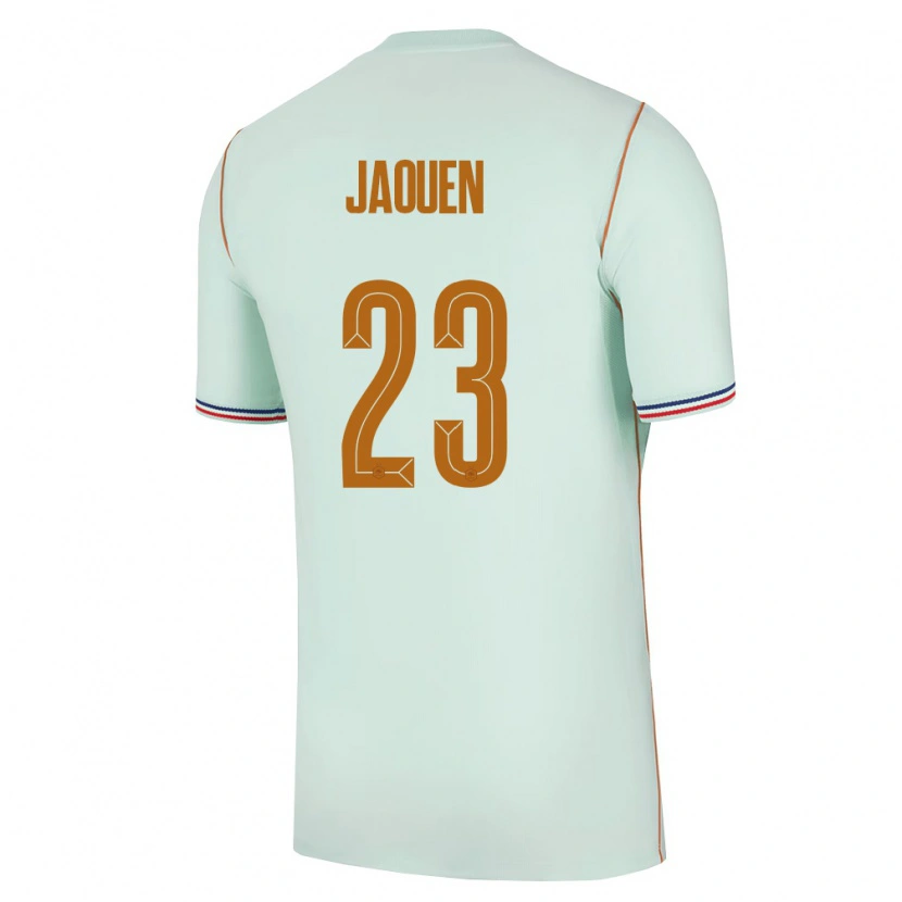DanxenメンズフランスEwen Jaouen#23緑 金アウェイシャツ26-28ジャージーユニフォーム
