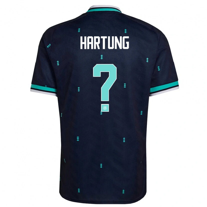 DanxenメンズドイツNick Hartung#0紺 空色 白アウェイシャツ26-28ジャージーユニフォーム