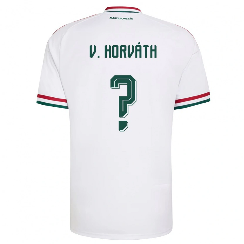DanxenメンズハンガリーValentin Horváth#0白 赤 緑アウェイシャツ26-28ジャージーユニフォーム