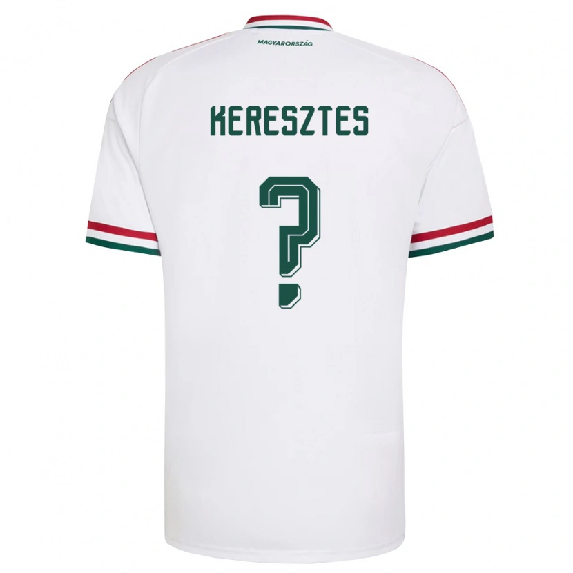 DanxenメンズハンガリーNoel Keresztes#0白 赤 緑アウェイシャツ26-28ジャージーユニフォーム