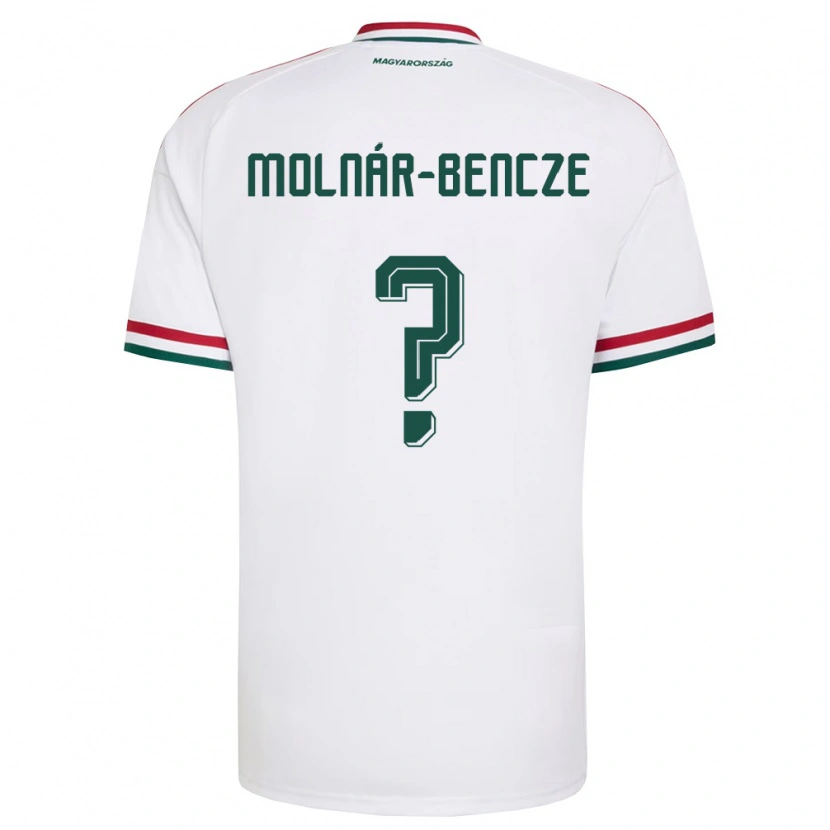 DanxenメンズハンガリーZsombor Molnár-Bencze#0白 赤 緑アウェイシャツ26-28ジャージーユニフォーム