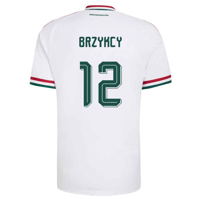 DanxenメンズハンガリーLauren Brzykcy#12白 赤 緑アウェイシャツ26-28ジャージーユニフォーム