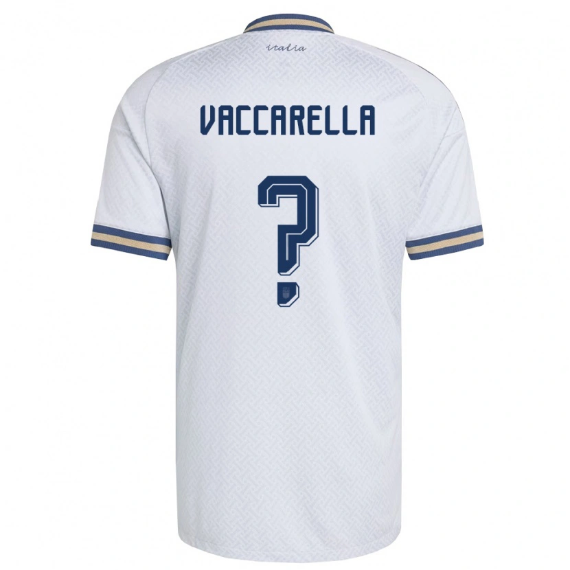 DanxenメンズイタリアMarco Vaccarella#0オフホワイト 紺 金アウェイシャツ26-28ジャージーユニフォーム