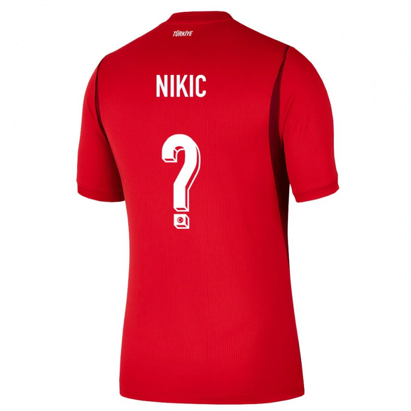 DanxenレディーストルコNoah Nikic#0赤 バーガンディホームシャツ26-28ジャージーユニフォーム