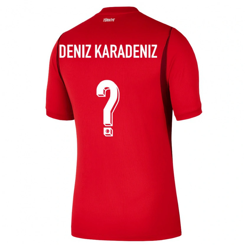 DanxenレディーストルコMustafa Deniz Karadeniz#0赤 バーガンディホームシャツ26-28ジャージーユニフォーム