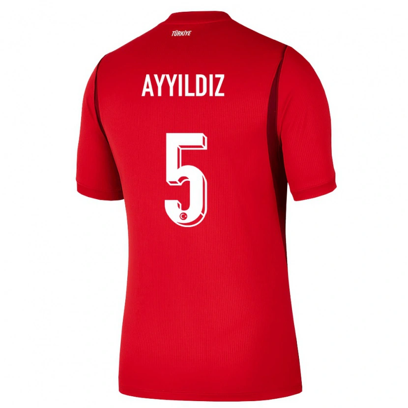 DanxenレディーストルコEymen Ayyıldız#5赤 バーガンディホームシャツ26-28ジャージーユニフォーム