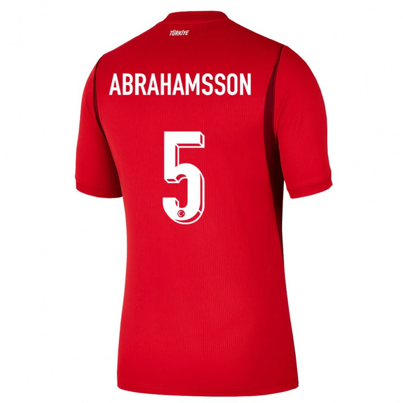 DanxenレディーストルコSejde Aylin Abrahamsson#5赤 バーガンディホームシャツ26-28ジャージーユニフォーム