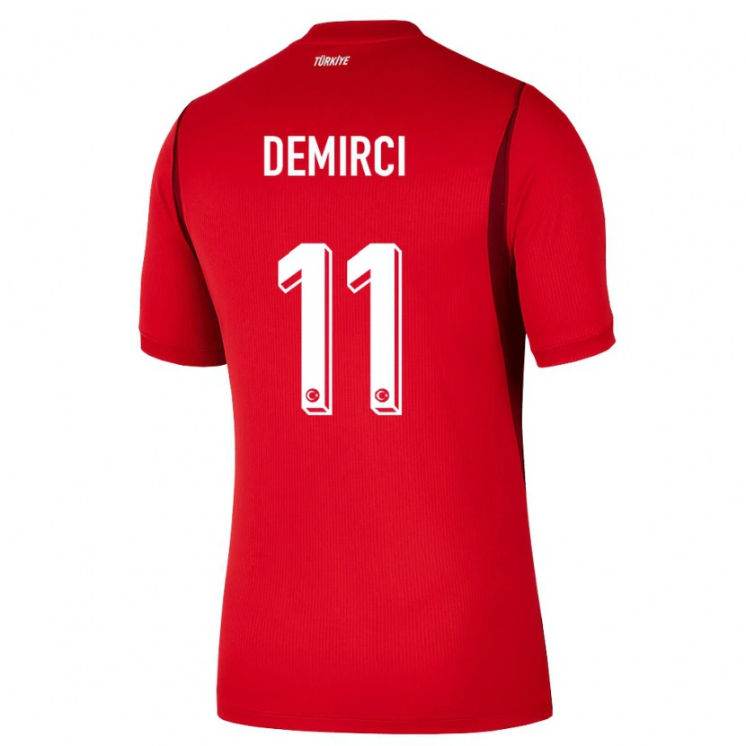 DanxenレディーストルコDeniz Demirci#11赤 バーガンディホームシャツ26-28ジャージーユニフォーム