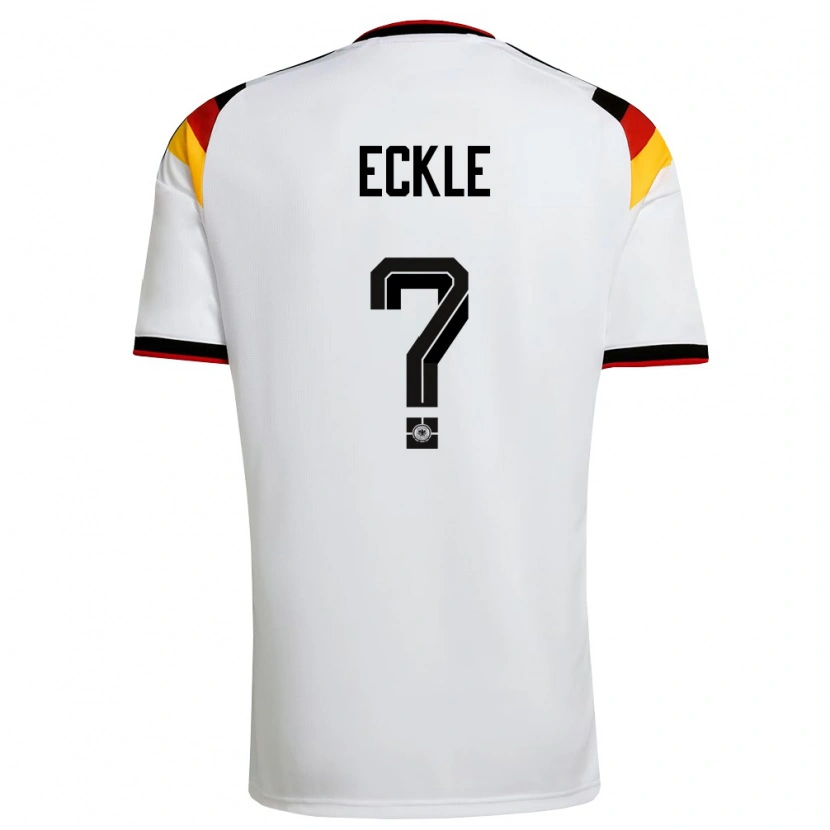 DanxenレディースドイツPhilipp Eckle#0白 黒 赤ホームシャツ26-28ジャージーユニフォーム