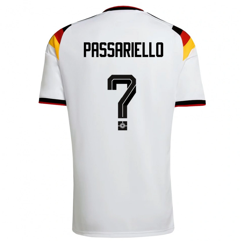 DanxenレディースドイツSamuel Passariello#0白 黒 赤ホームシャツ26-28ジャージーユニフォーム