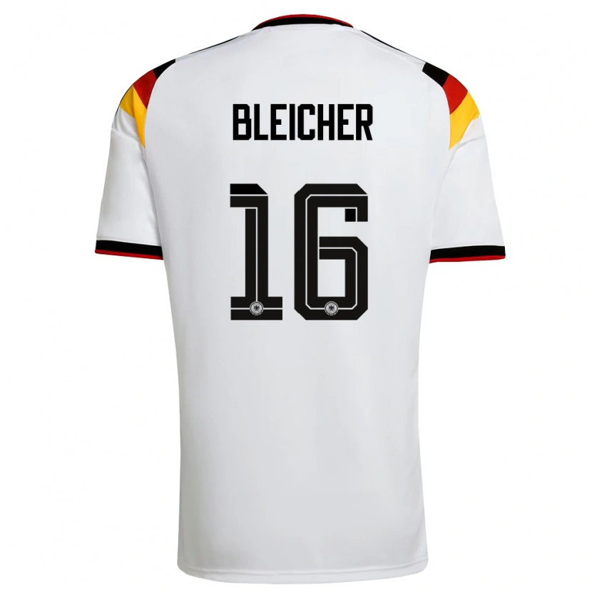 DanxenレディースドイツFranz Xaver Bleicher#16白 黒 赤ホームシャツ26-28ジャージーユニフォーム