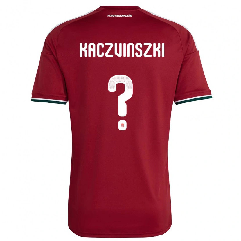 DanxenレディースハンガリーDominik Kaczvinszki#0赤 白 緑ホームシャツ26-28ジャージーユニフォーム