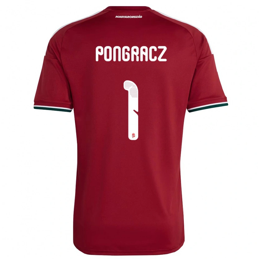 DanxenレディースハンガリーAgness Pongracz#1赤 白 緑ホームシャツ26-28ジャージーユニフォーム