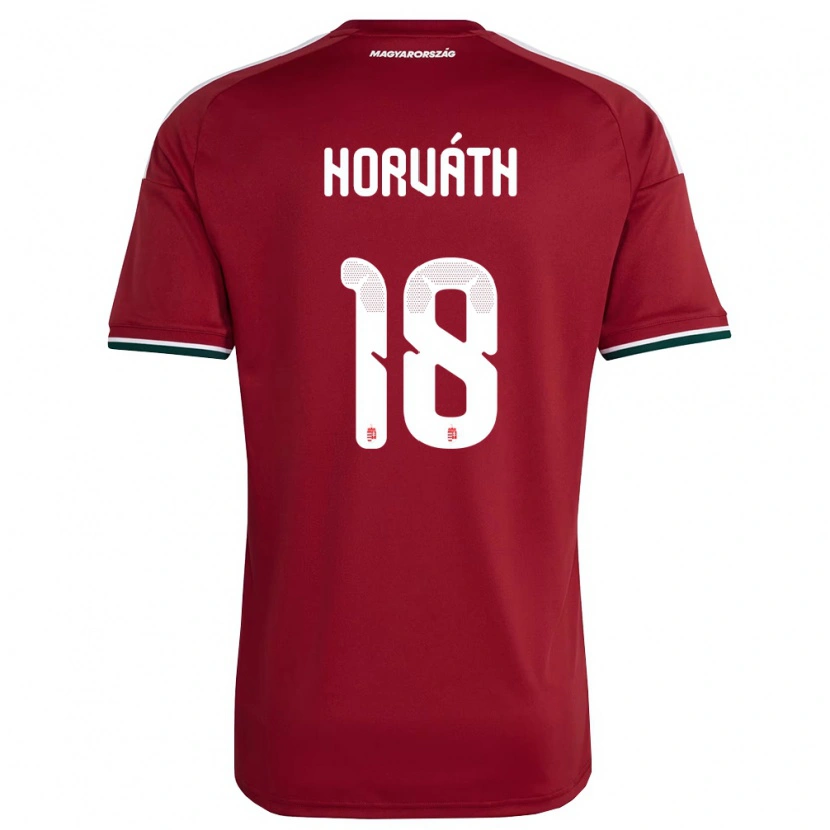 DanxenレディースハンガリーKevin Horváth#18赤 白 緑ホームシャツ26-28ジャージーユニフォーム