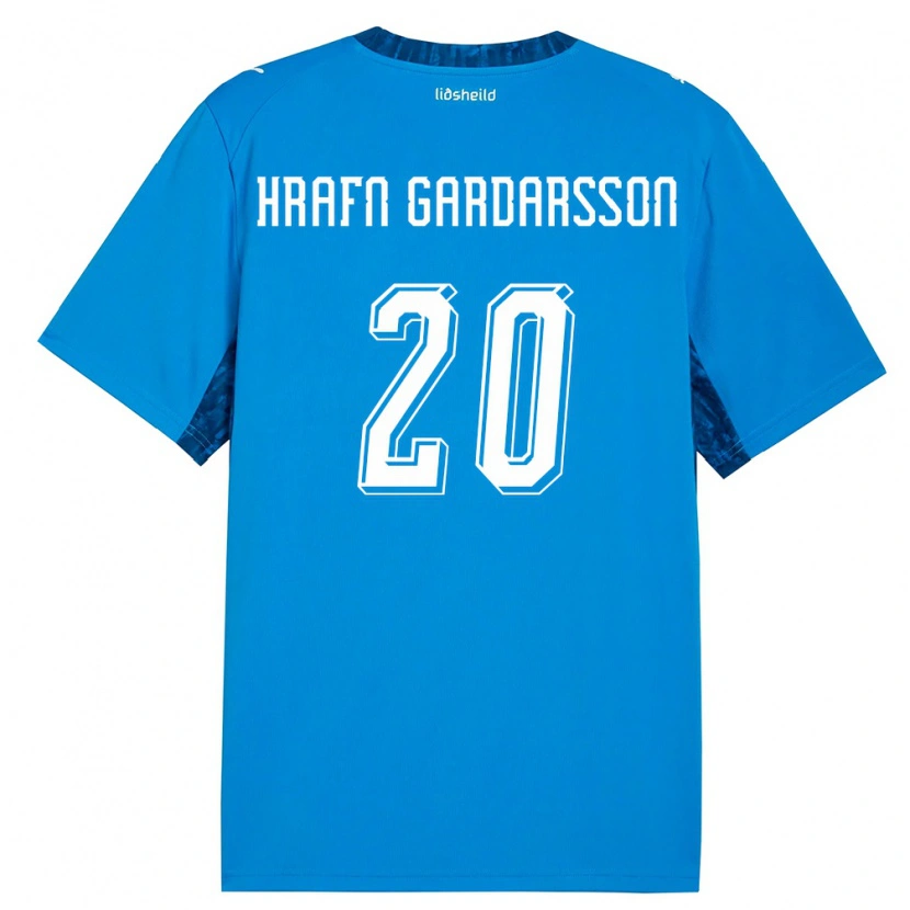 DanxenレディースアイスランドBjarki Hrafn Gardarsson#20青 紺ホームシャツ26-28ジャージーユニフォーム