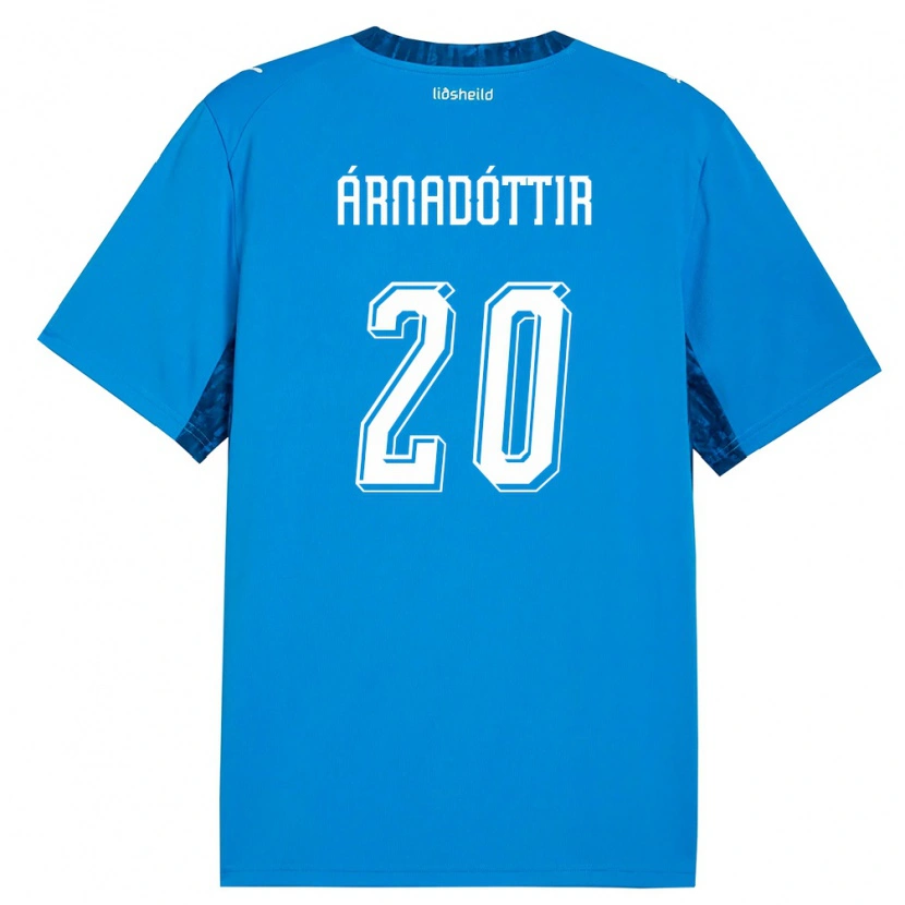 DanxenレディースアイスランドGuðný Árnadóttir#20青 紺ホームシャツ26-28ジャージーユニフォーム