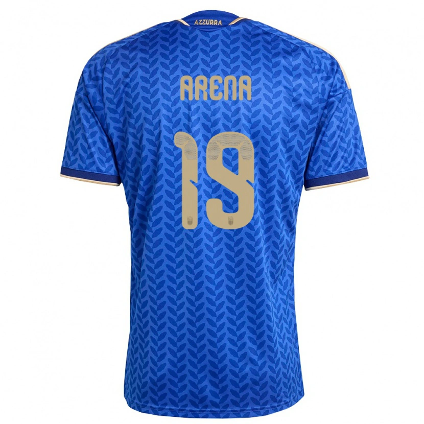 Danxenレディースイタリアアントニオ・アリーナ#19青 紺 金ホームシャツ26-28ジャージーユニフォーム
