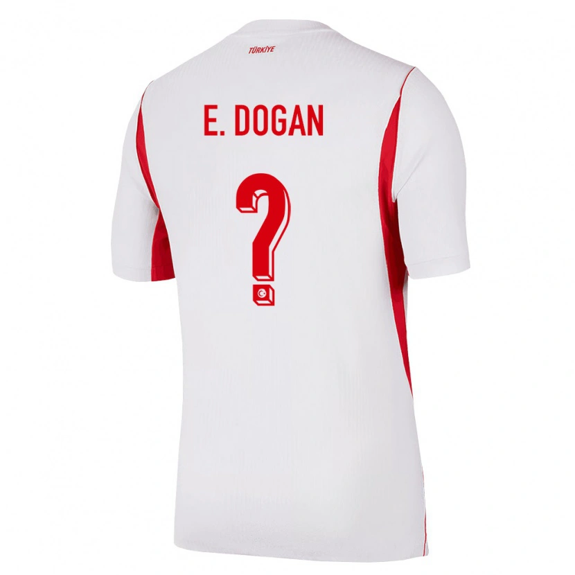DanxenレディーストルコEnes Bünyamin Mustafa Doğan#0白 赤 バーガンディアウェイシャツ26-28ジャージーユニフォーム