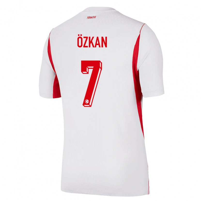 DanxenレディーストルコNoyan Özkan#7白 赤 バーガンディアウェイシャツ26-28ジャージーユニフォーム