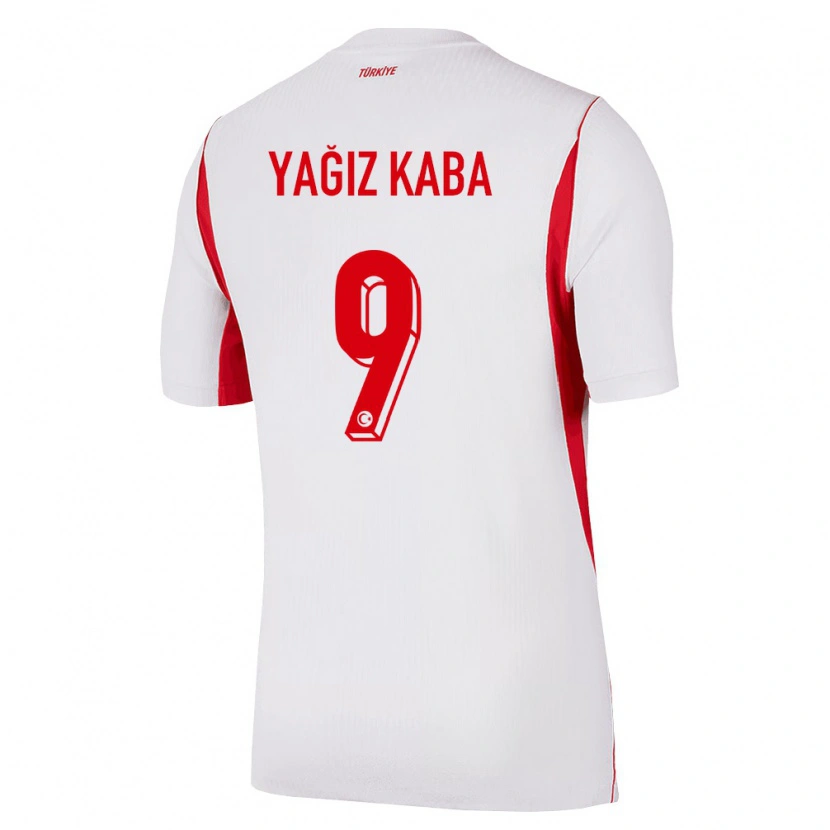 DanxenレディーストルコUmut Yağız Kaba#9白 赤 バーガンディアウェイシャツ26-28ジャージーユニフォーム