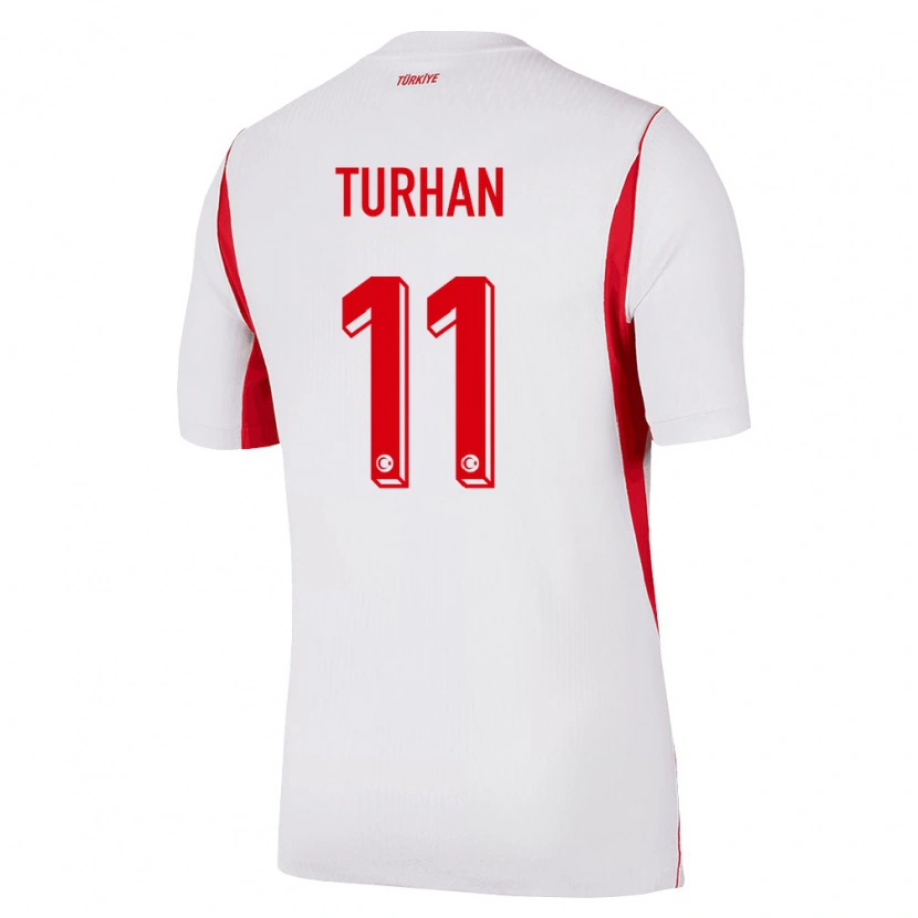 DanxenレディーストルコTuğra Turhan#11白 赤 バーガンディアウェイシャツ26-28ジャージーユニフォーム