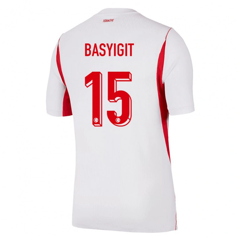DanxenレディーストルコEmirhan Başyiğit#15白 赤 バーガンディアウェイシャツ26-28ジャージーユニフォーム
