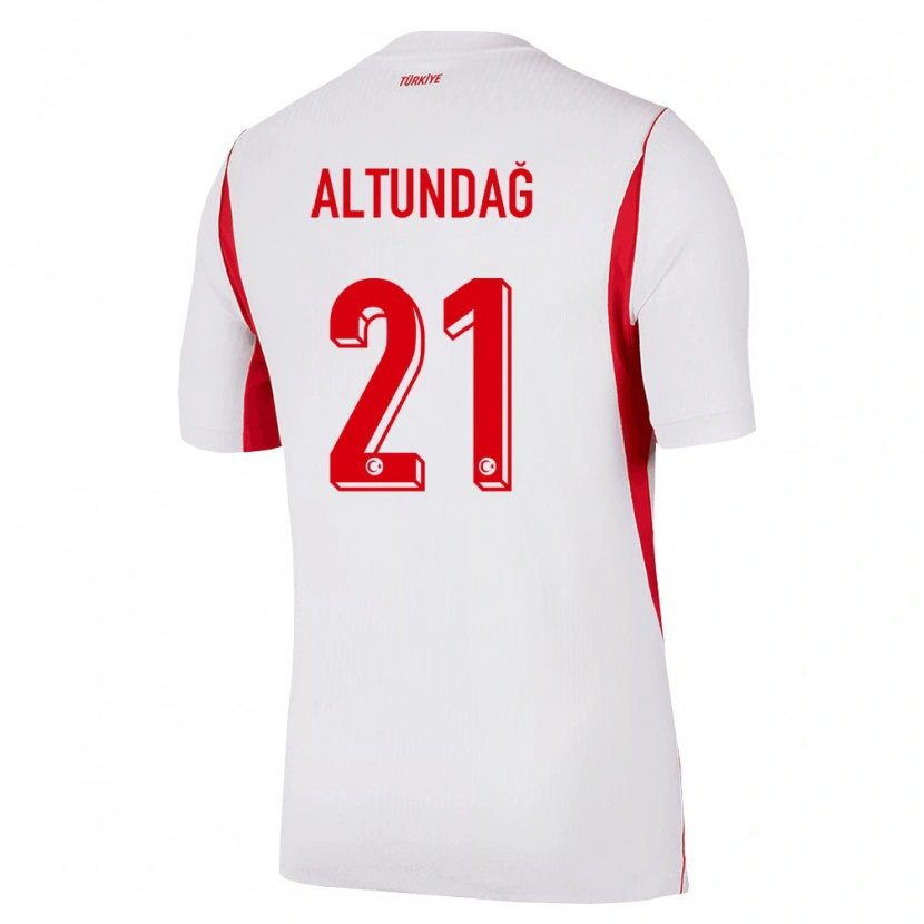DanxenレディーストルコEmirhan Altundağ#21白 赤 バーガンディアウェイシャツ26-28ジャージーユニフォーム