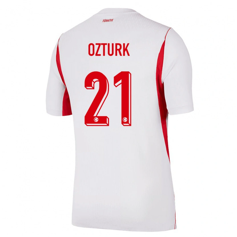 DanxenレディーストルコMelike Öztürk#21白 赤 バーガンディアウェイシャツ26-28ジャージーユニフォーム