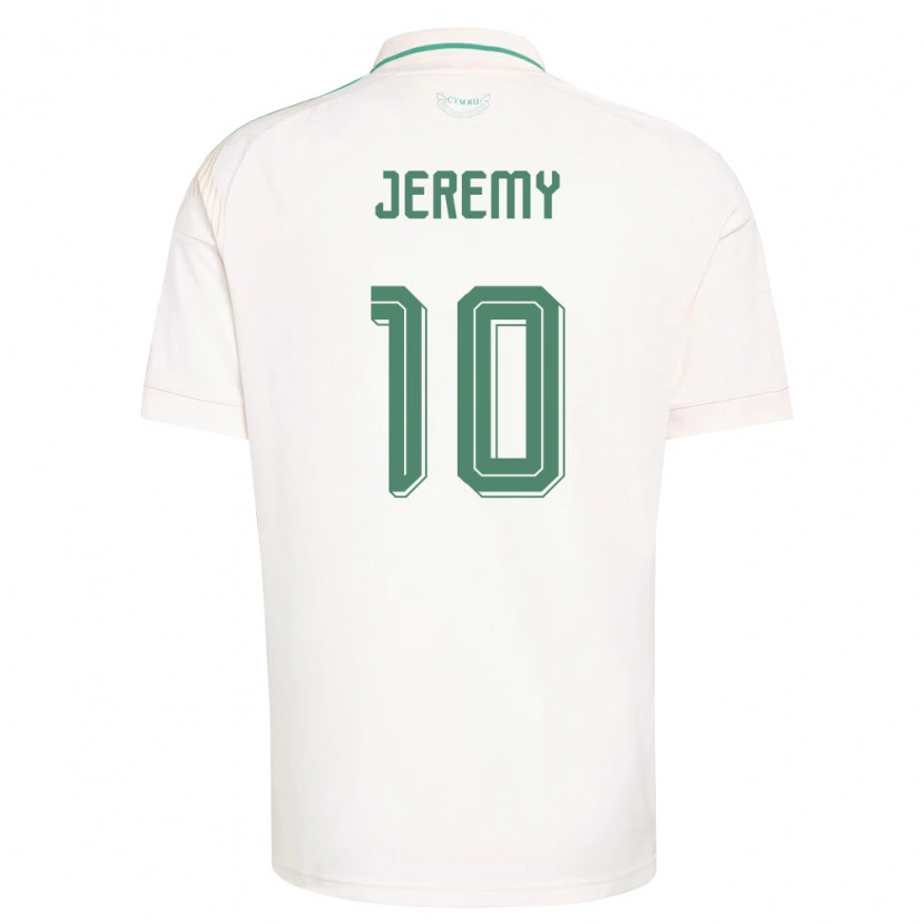DanxenレディースウェールズDayton Jeremy#10白 茶 緑アウェイシャツ26-28ジャージーユニフォーム