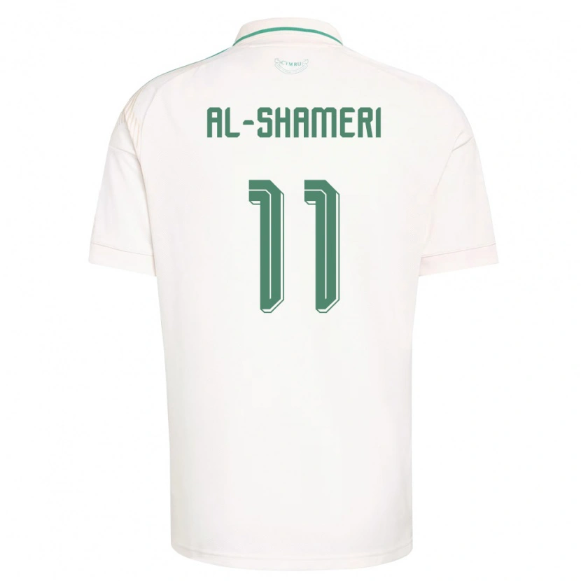 DanxenレディースウェールズNawaf Al-Shameri#11白 茶 緑アウェイシャツ26-28ジャージーユニフォーム
