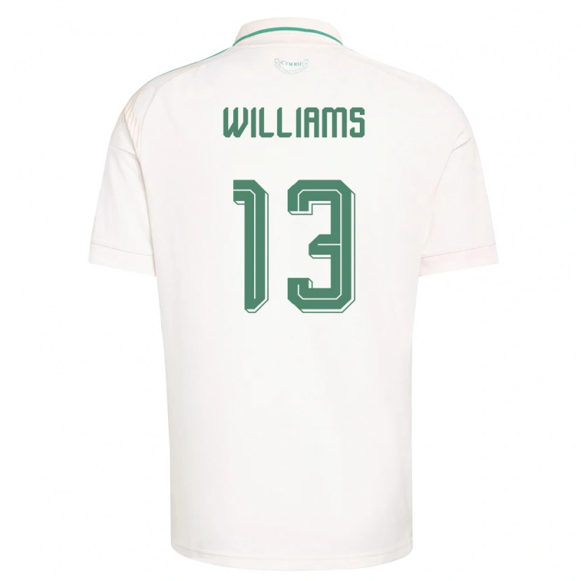 DanxenレディースウェールズMax Williams#13白 茶 緑アウェイシャツ26-28ジャージーユニフォーム