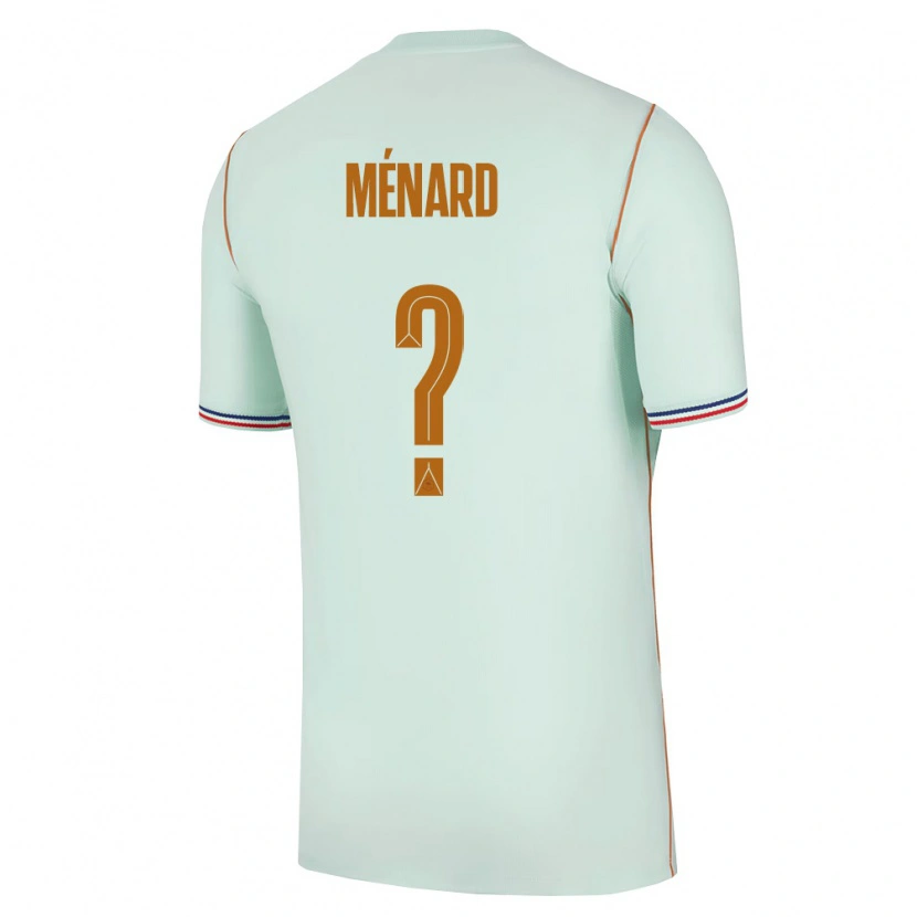 DanxenレディースフランスAntoine Ménard#0緑 金アウェイシャツ26-28ジャージーユニフォーム