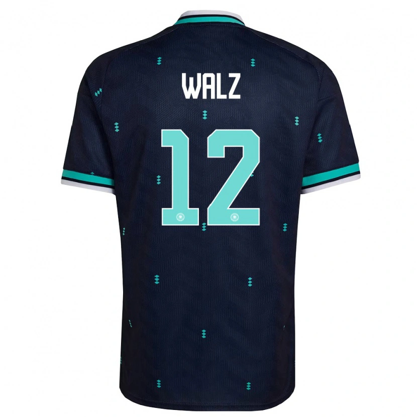DanxenレディースドイツTom Walz#12紺 空色 白アウェイシャツ26-28ジャージーユニフォーム