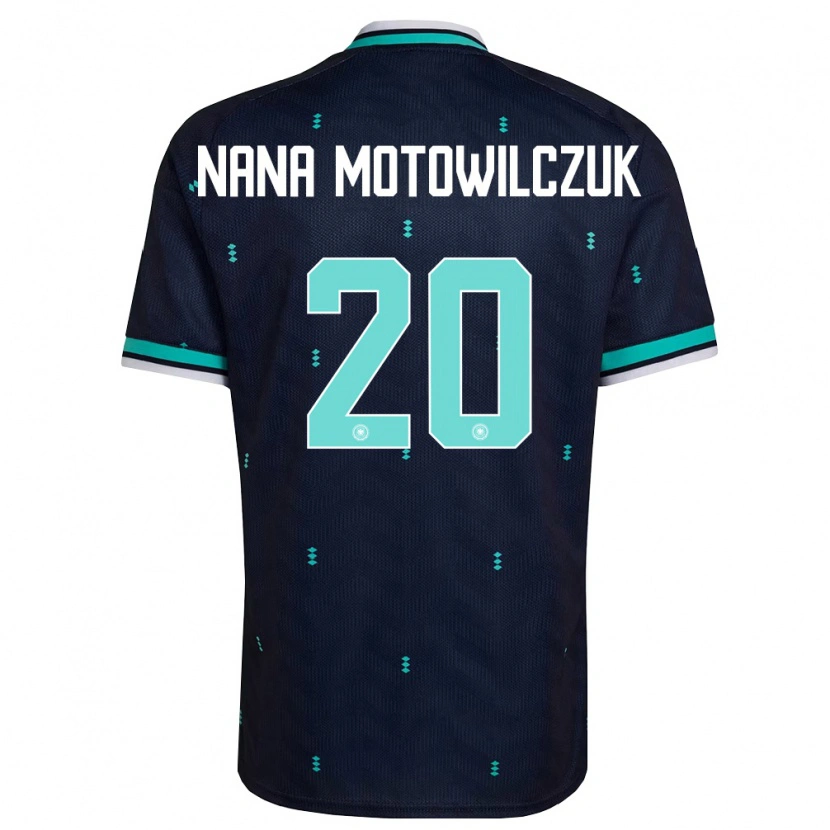 DanxenレディースドイツKevin Nana Motowilczuk#20紺 空色 白アウェイシャツ26-28ジャージーユニフォーム