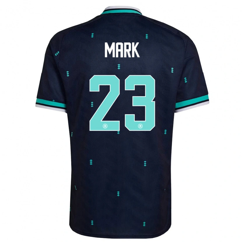 DanxenレディースドイツFelix Mark#23紺 空色 白アウェイシャツ26-28ジャージーユニフォーム