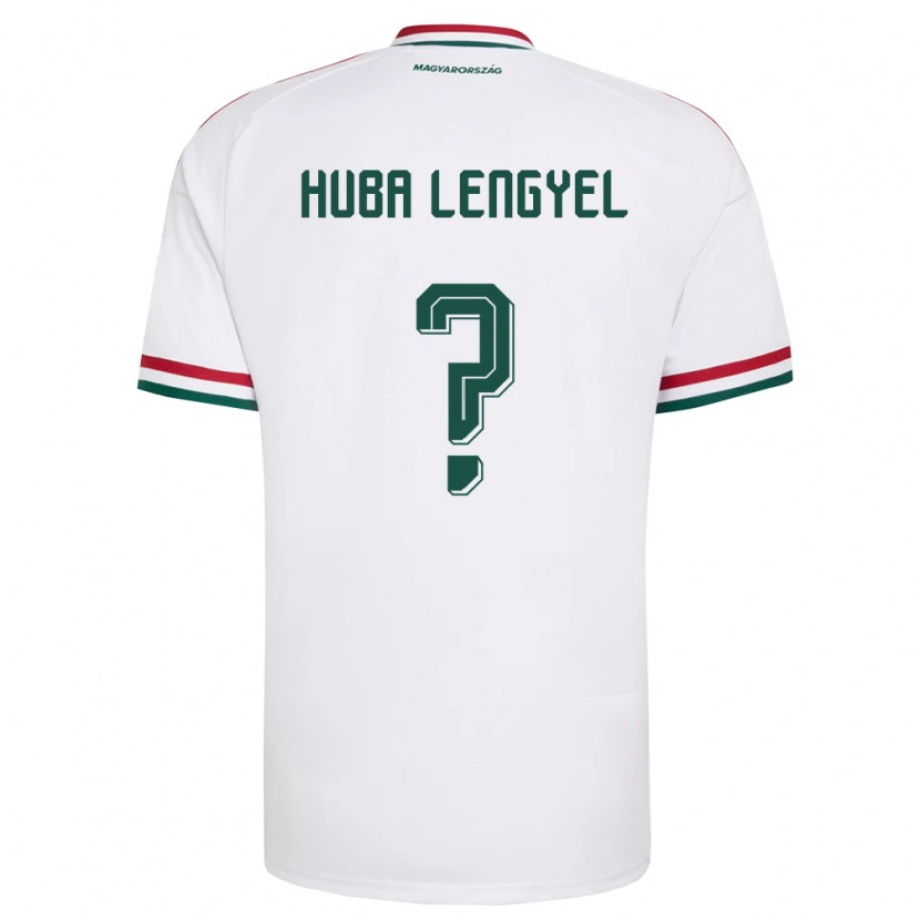 DanxenレディースハンガリーHuba Lengyel#0白 赤 緑アウェイシャツ26-28ジャージーユニフォーム
