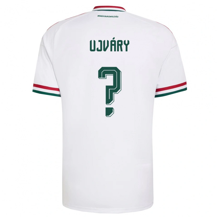 DanxenレディースハンガリーFerenc Ujváry#0白 赤 緑アウェイシャツ26-28ジャージーユニフォーム
