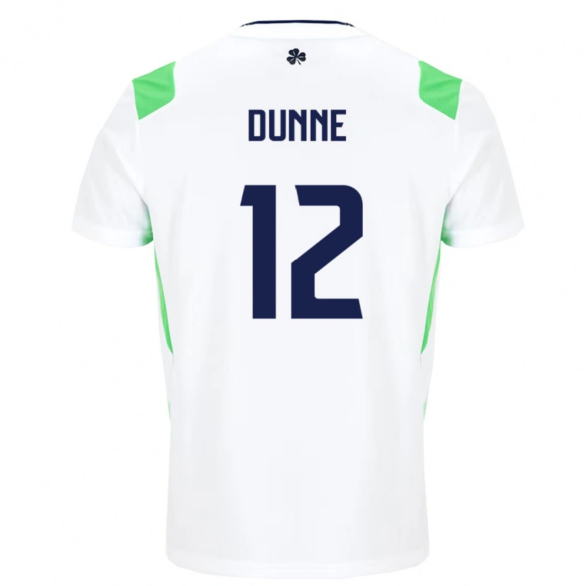 Danxenレディースアイルランド島ジミー・ダン#12白 ライトグリーンアウェイシャツ26-28ジャージーユニフォーム