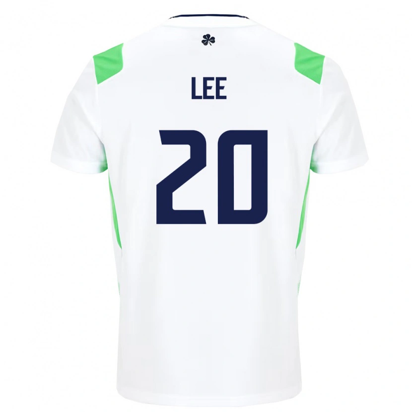 Danxenレディースアイルランド島Kian Lee#20白 ライトグリーンアウェイシャツ26-28ジャージーユニフォーム
