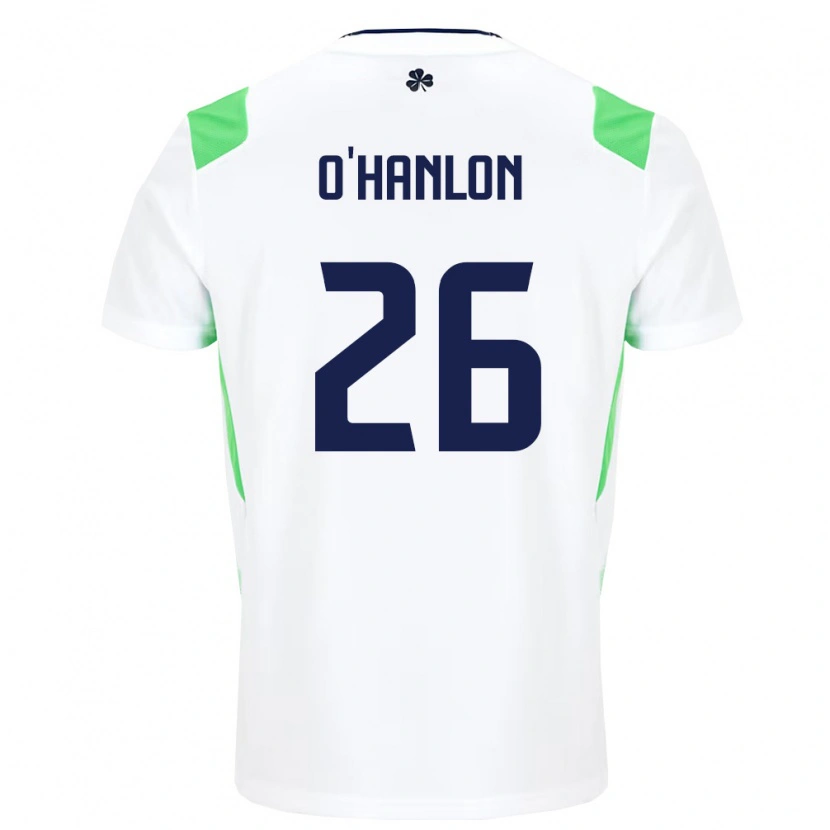 Danxenレディースアイルランド島タラ・オハンロン#26白 ライトグリーンアウェイシャツ26-28ジャージーユニフォーム