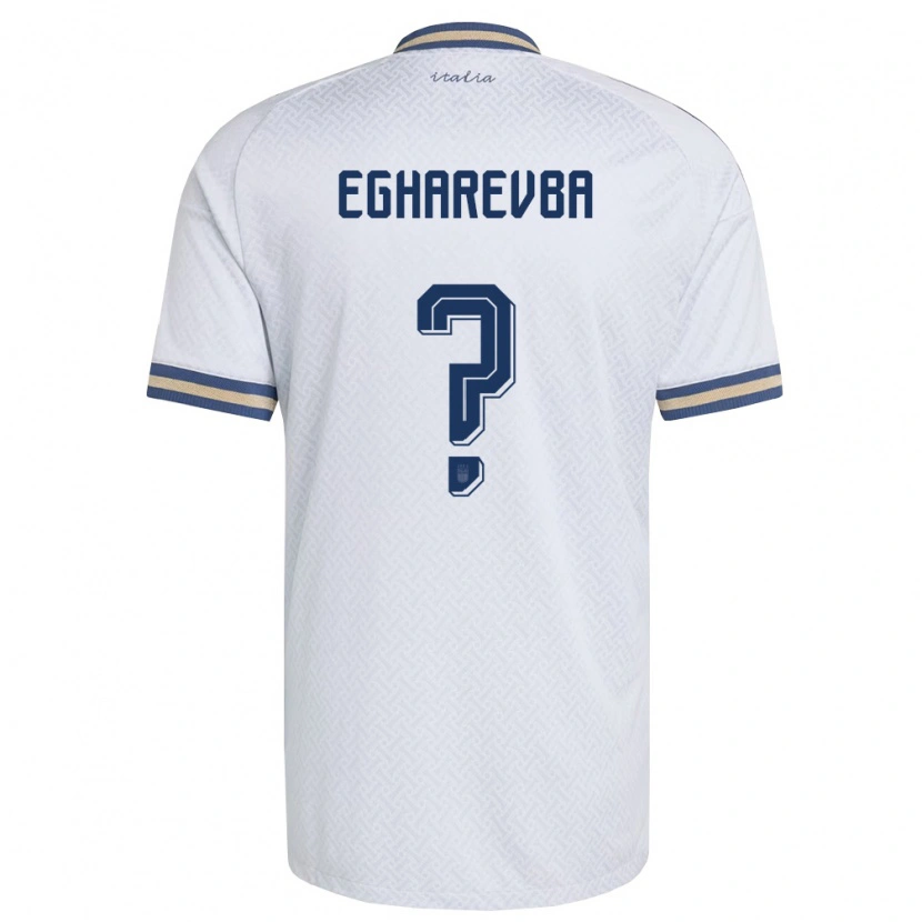DanxenレディースイタリアFortune Egharevba#0オフホワイト 紺 金アウェイシャツ26-28ジャージーユニフォーム
