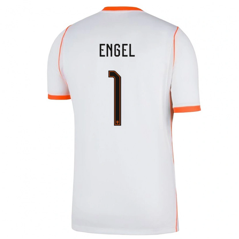 DanxenレディースオランダMark Engel#1白 オレンジアウェイシャツ26-28ジャージーユニフォーム